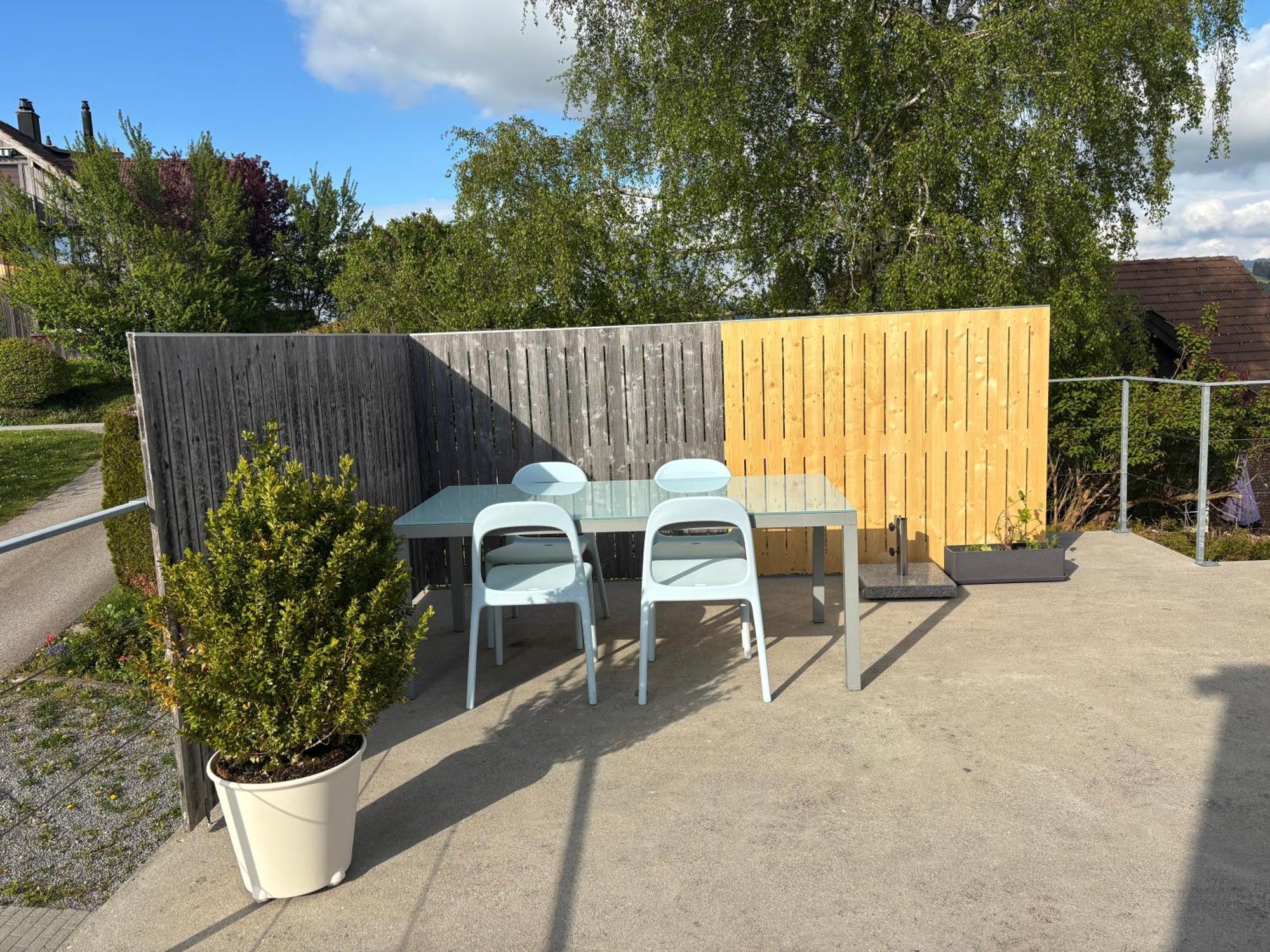 Appenzellerland, Ferienwohnung Mit Aussicht Haslen Bagian luar foto